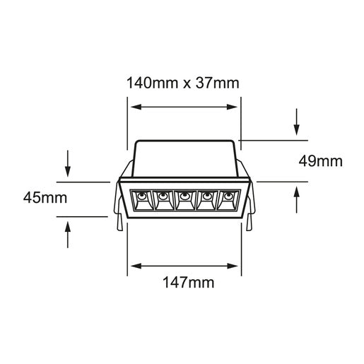 Empotrado Interior 10YDLED3167MV30BN Micare II