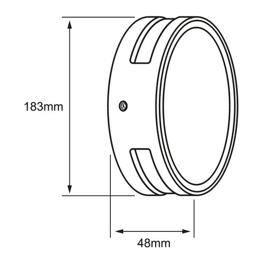 Pared Exterior 13HLED1185V30G Tebe