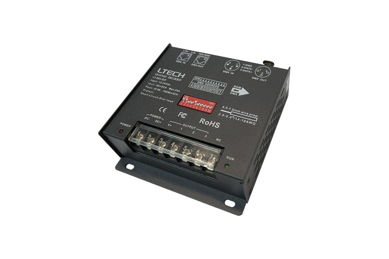 Controlador Modelo EG-CRGB-DMX_DECODIFICADOR  Proveedor Energain