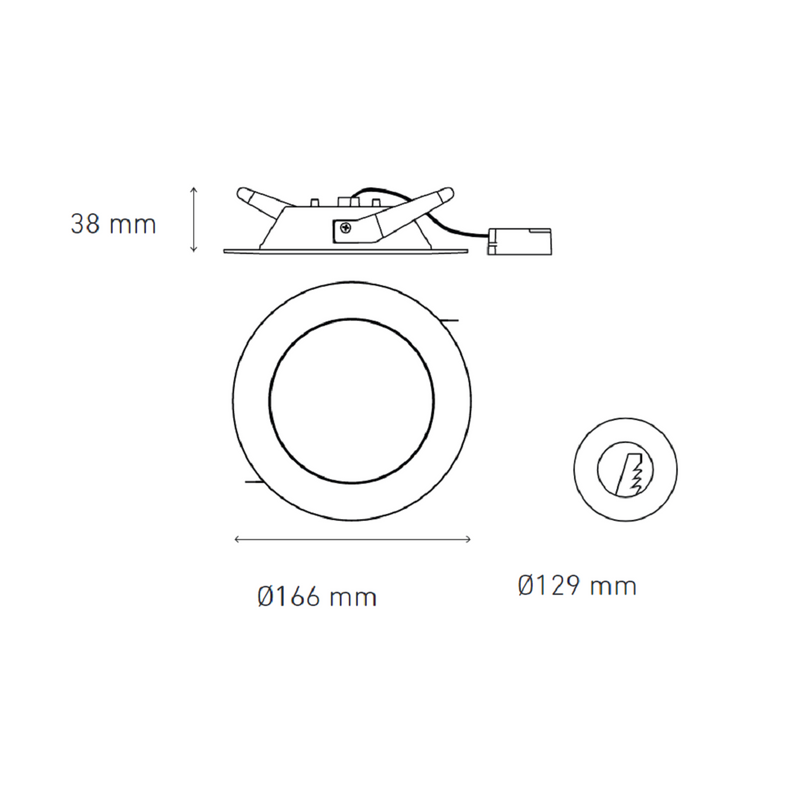 Empotrado Interior Modelo L6356-130 Luna 9 E 9W 6000 K Blanca Proveedor Magg